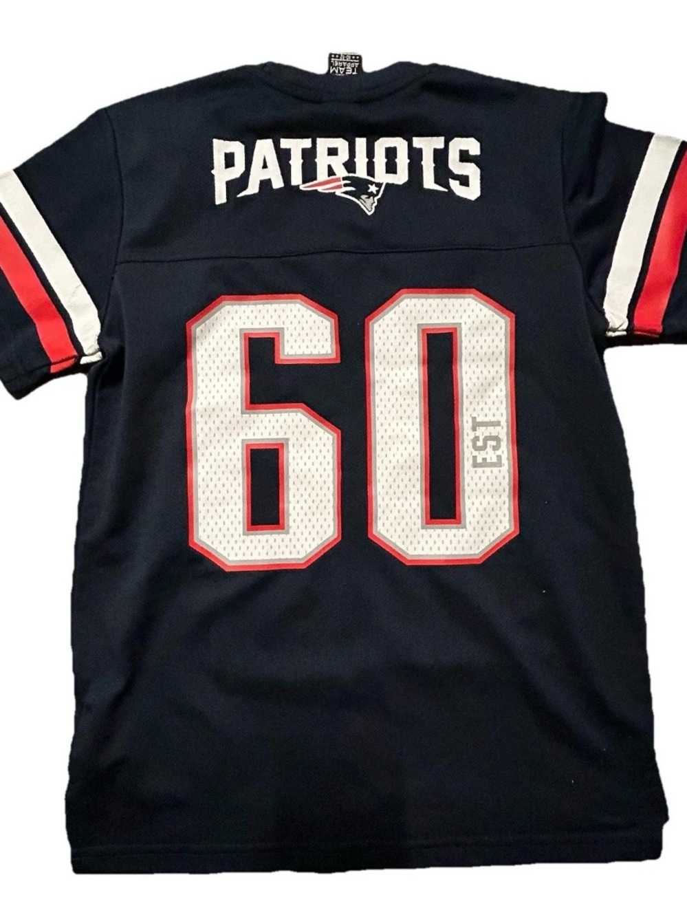Kids Youth New England Patriots Football Jersey Logo Size 10/12 - Picture 5 of 5